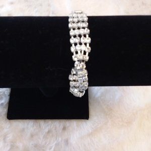 Silver Rhinestone Bracelet